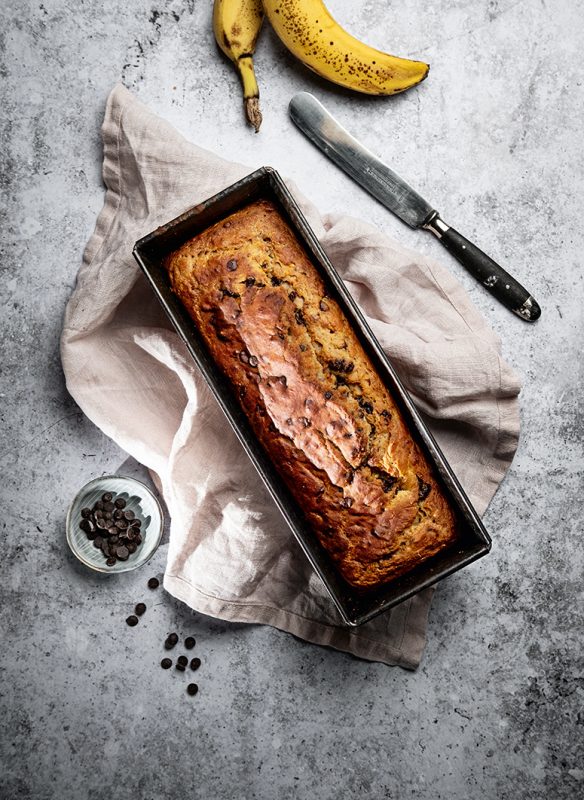 Bananenbrot. Back dich glücklich