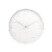 Große Karlsson Wanduhr Mr. White Zahlen – Frontansicht