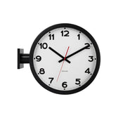 Karlsson Wanduhr New Classic Weiß – Frontansicht doppelseitig