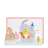 Geburtstagskarte - Cat Party