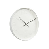 Schrägansicht der Mr. White Zahlen Wanduhr – Detailansicht