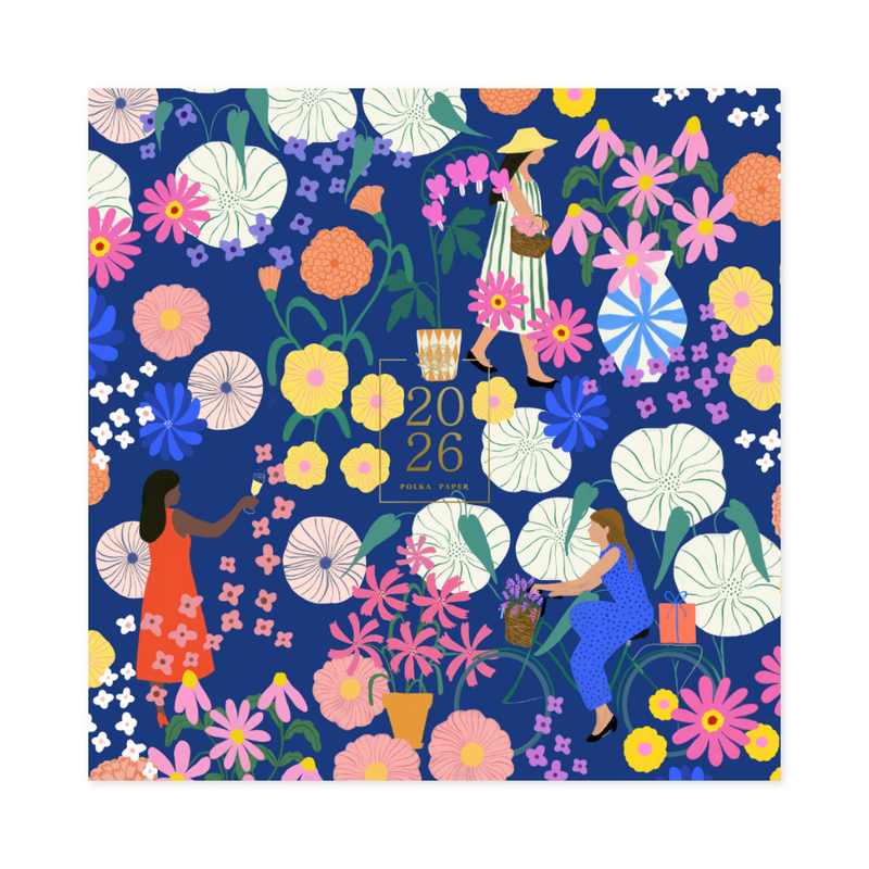 Polka Paper Wand-Kalender 2026