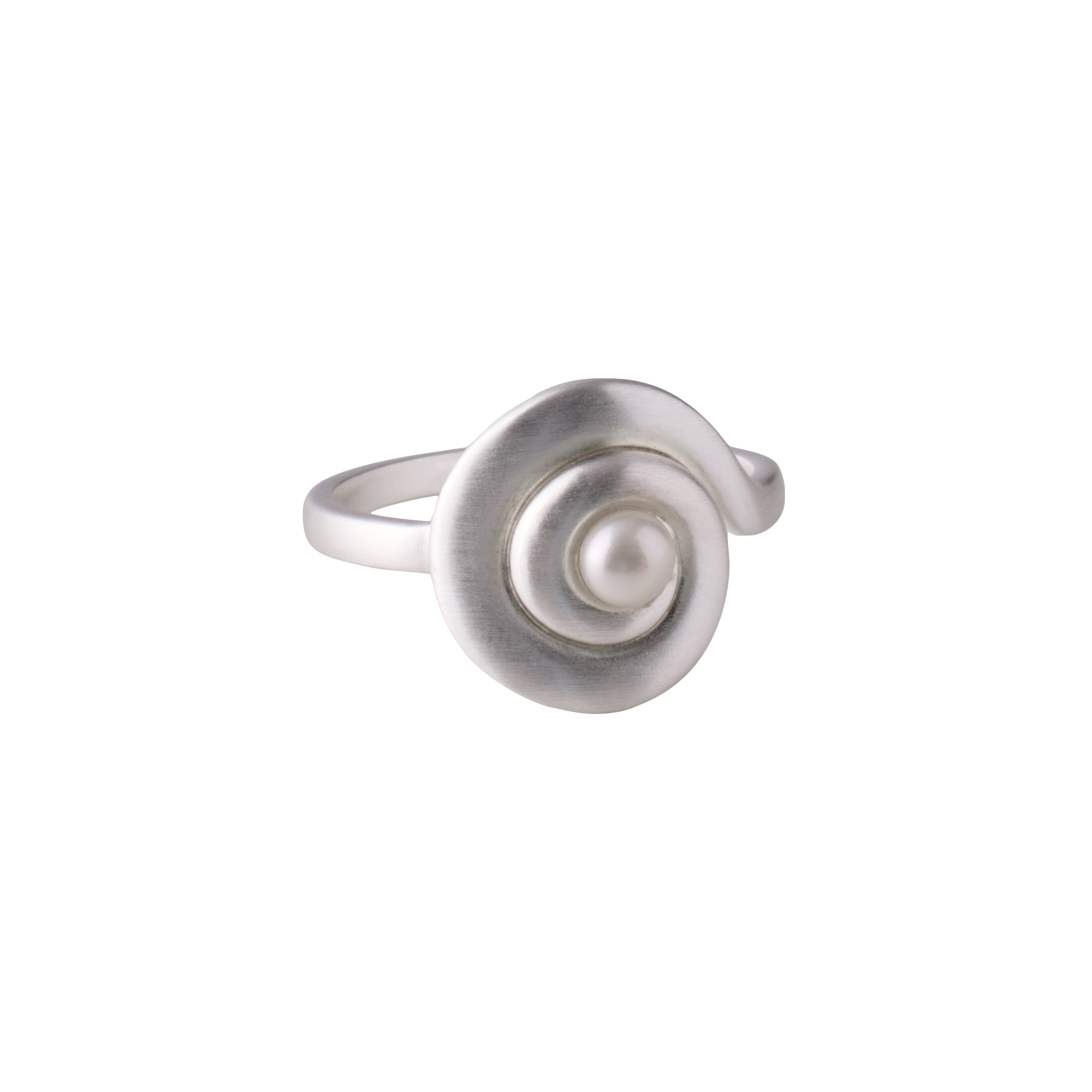 Ring Shell Flower - silber