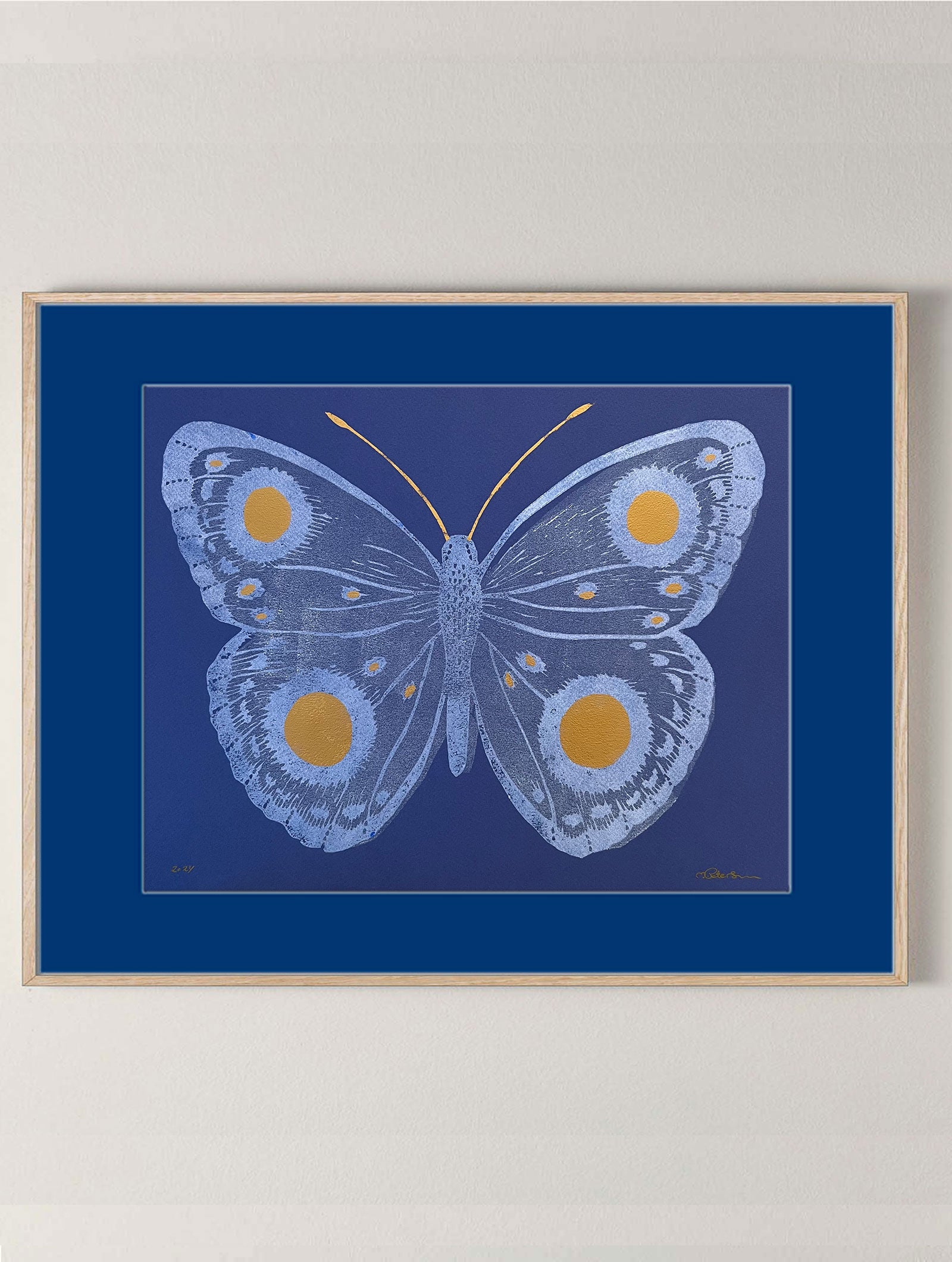 Butterfly - cobalt