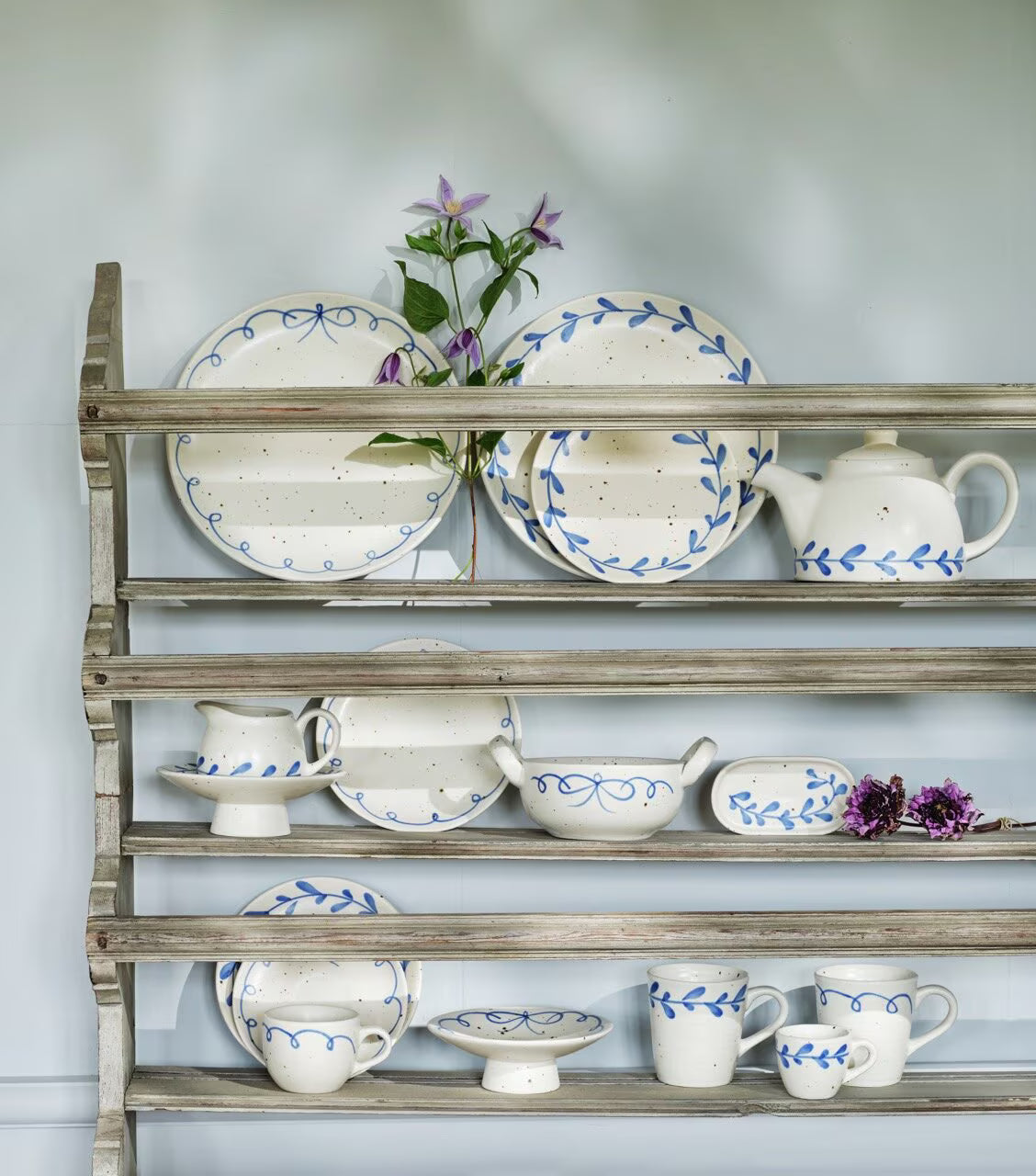 Kleiner Teller Viola - Leaf Blau