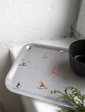 Tablett Skifahrer - Klein
